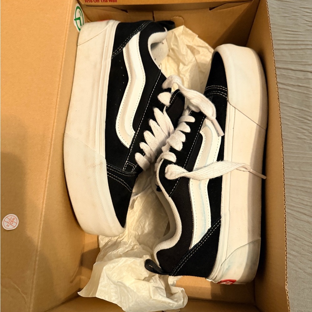 Vans Black and White Women's Shoes